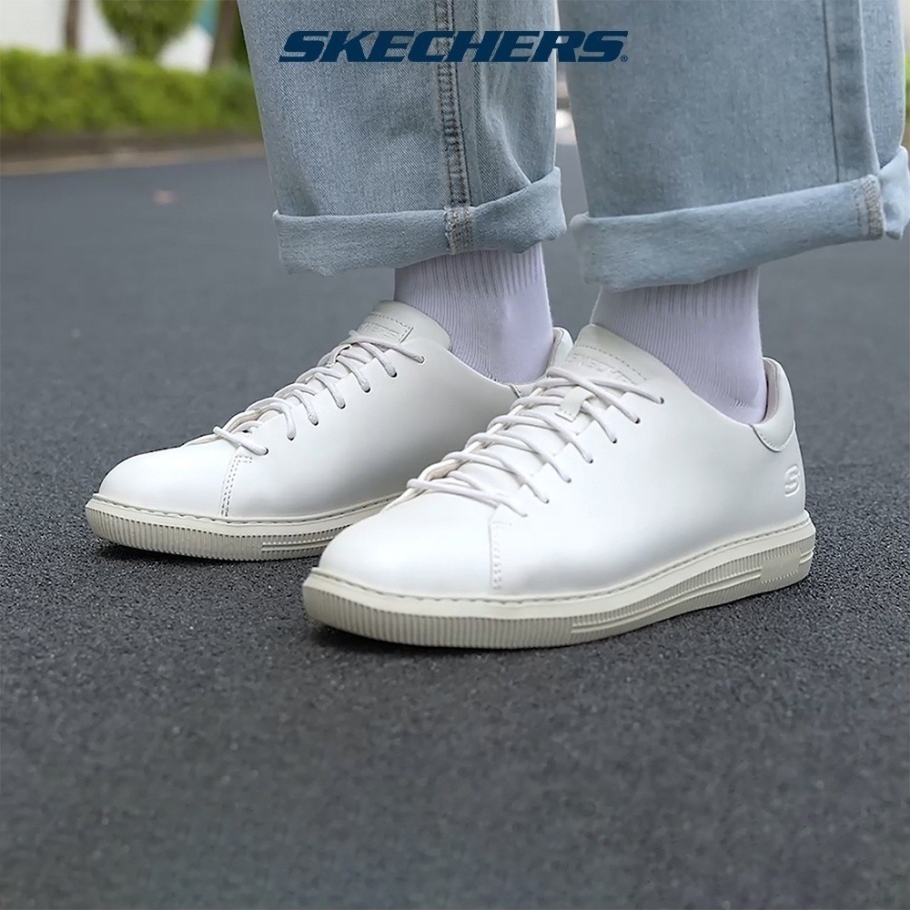Skechers Men Usa Street Wear Pertola Shoes - 210715-WHT | Shopee Malaysia