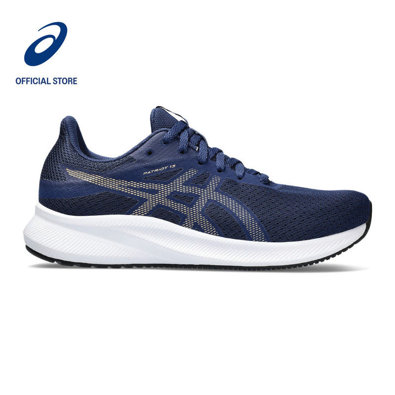 ASICS Patriot 13 Women Running Shoes In Blue Expanse Champagne Shopee Malaysia
