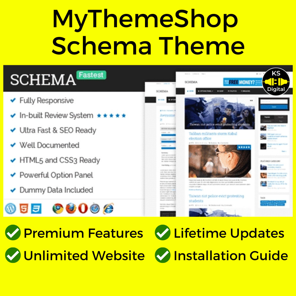 [Latest] MyThemeShop Schema WordPress Theme (Free Updates + Premium ...