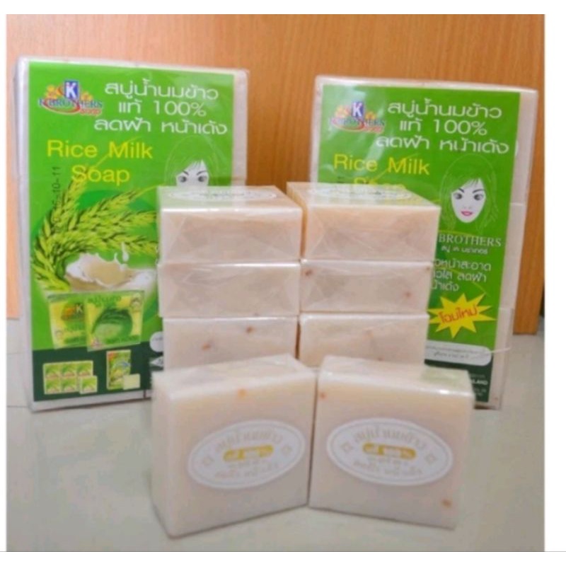 THAILAND RICE SOAP 12pcs Shopee Malaysia