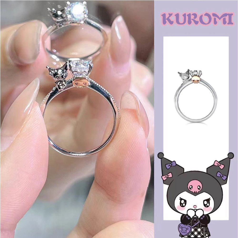 Matching my melody and kuromi deals rings