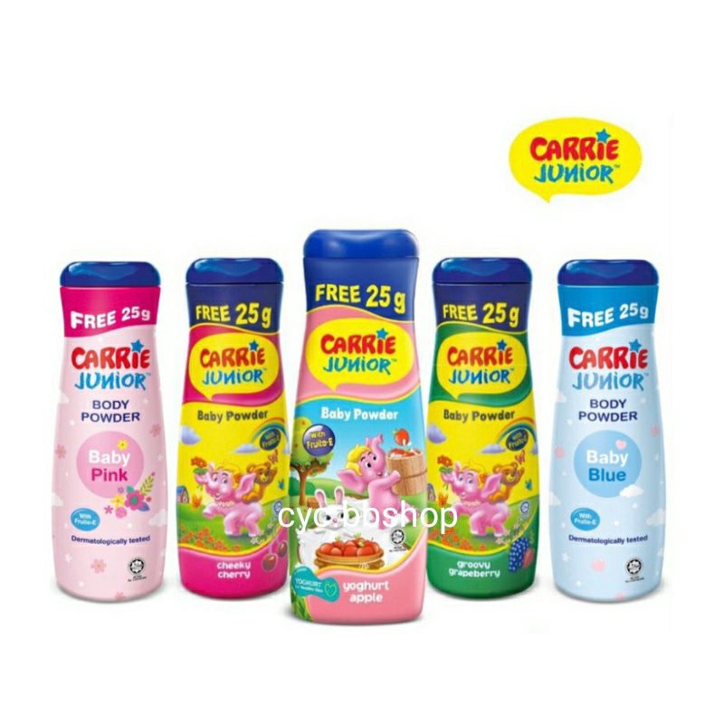 Carrie Junior Baby Powder (125g / 280g / 480g) | Shopee Malaysia