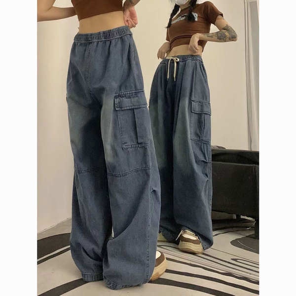 cargo pants women Oversize Chubby mm2300jin American Style High Street