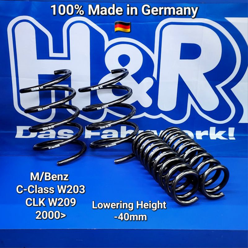 M/Benz C-Class W203/CLK W209 - H&R Sport Springs | Shopee Malaysia