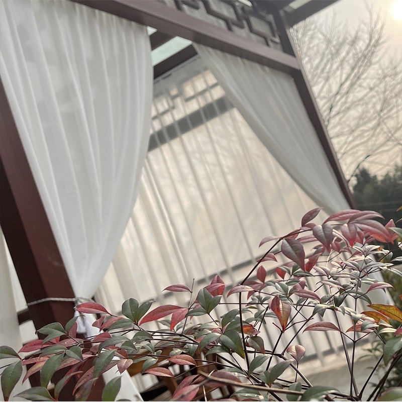 KY& Outdoor Pavilion Waterproof Window Screen Rainproof Sunshine Room ...