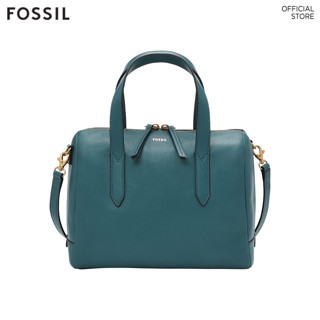 Fossil Female s Sydney Satchel Bag Green Leather SHB1978320