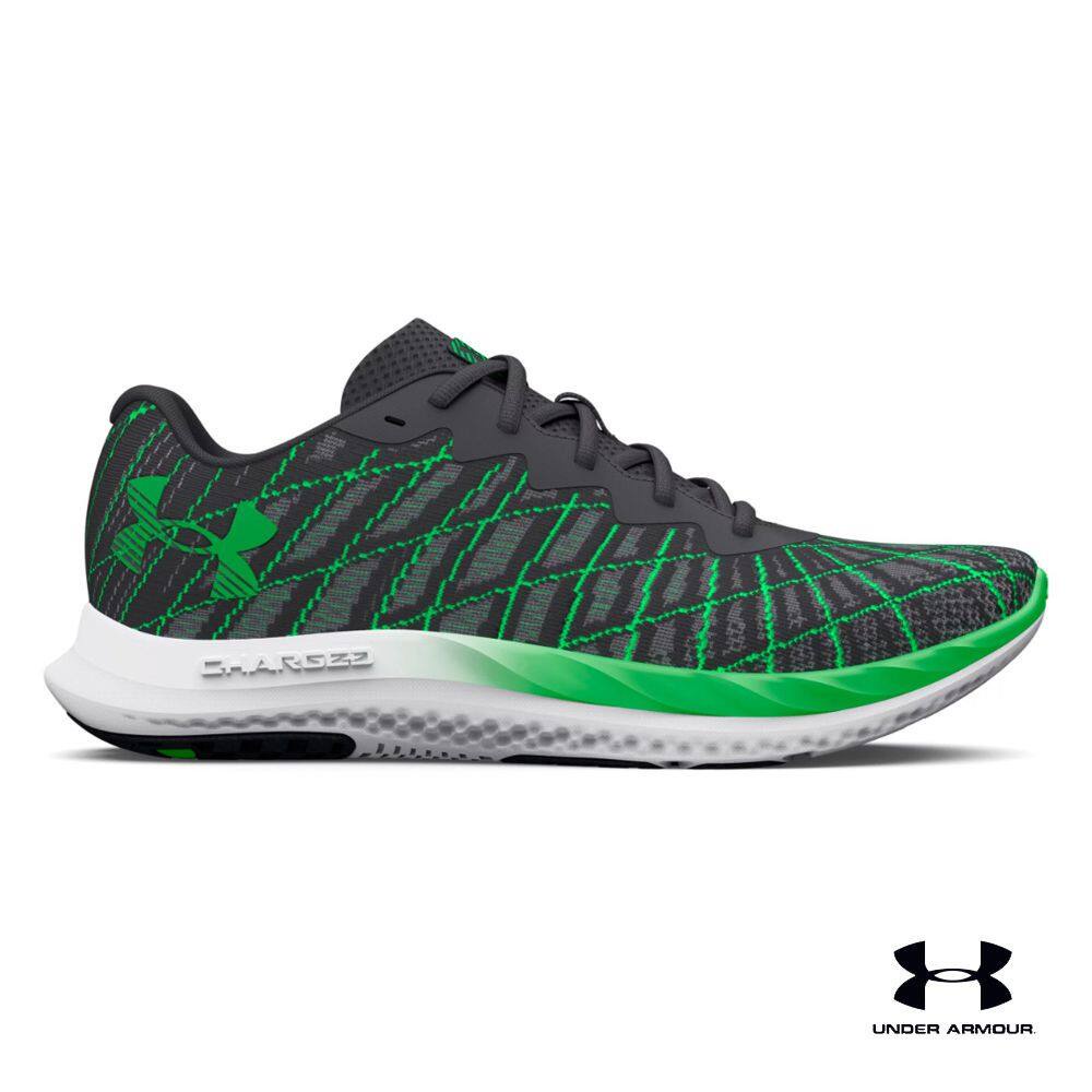 Under Armour Charged Breeze UA White Green Women Running Shoes