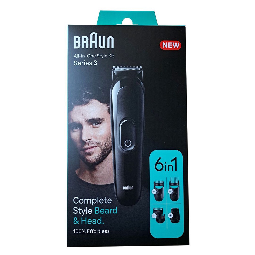 Braun All-in-One Style Kit Series 3 MGK3420 6-in-1 Beard & Hair Trimmer ...