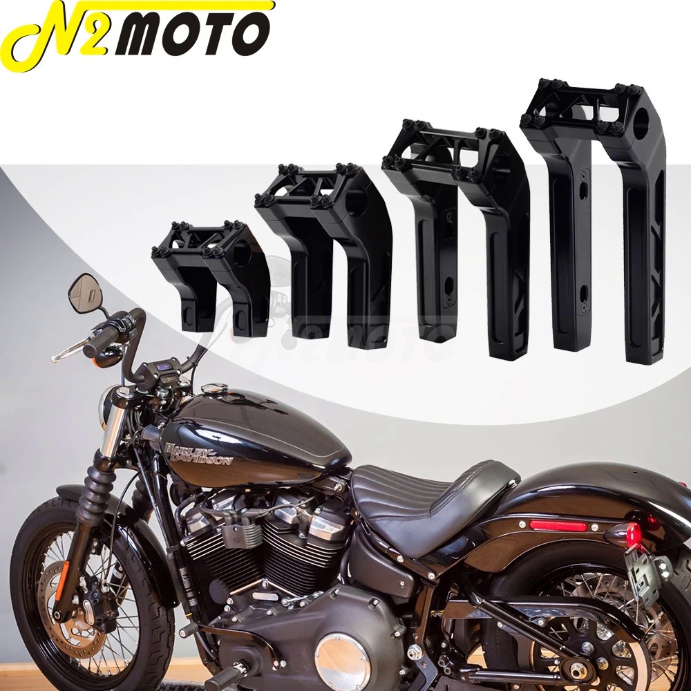 Club Thug Style 4"14" Pullback Handlebar Riser Kits For Harley