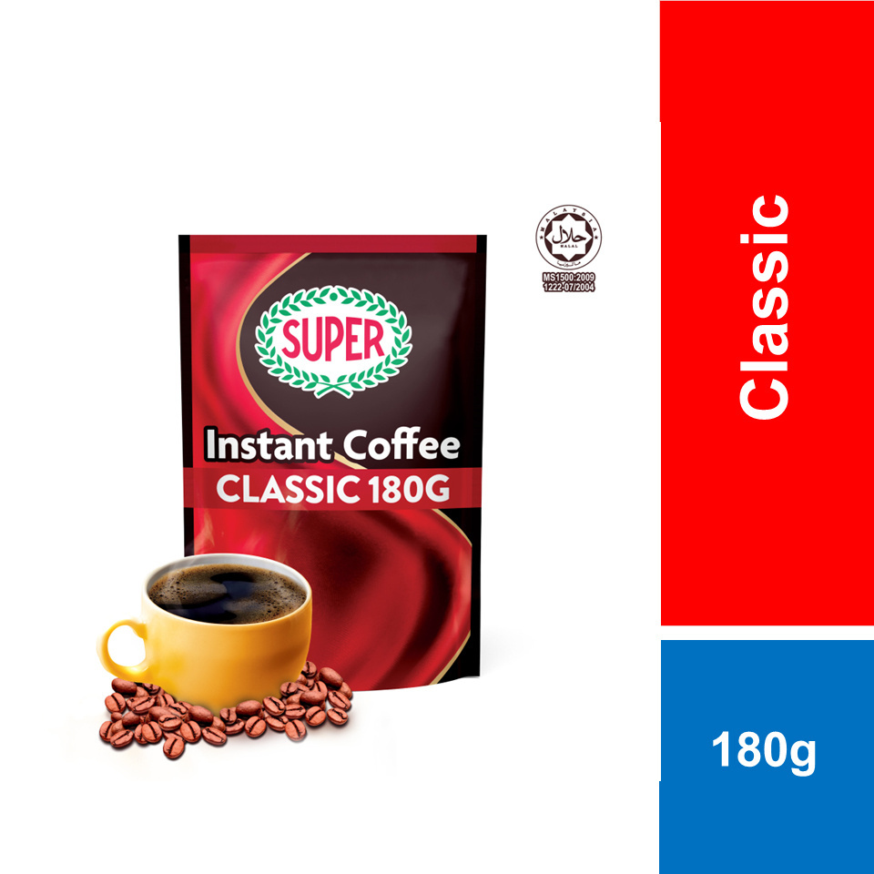 SUPER Classic Instant Coffee 180g Shopee Malaysia