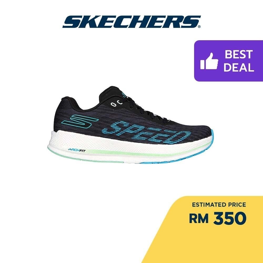 Skechers Women GOrun Razor 4 Running Shoes 172075 BKBL Perempuan