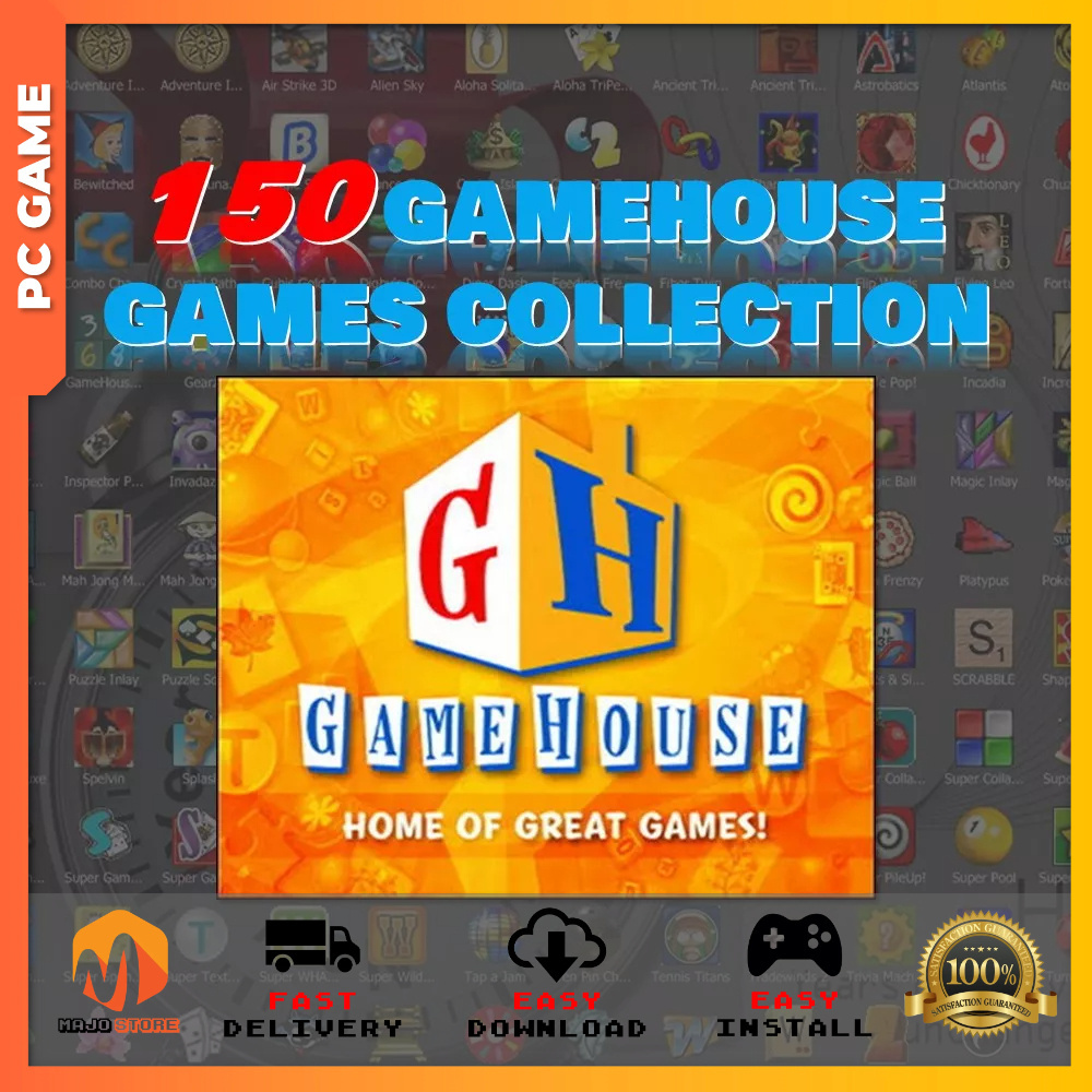 [PC Game ] 150 IN 1 GameHouse Collectio Games Collection PC Digital