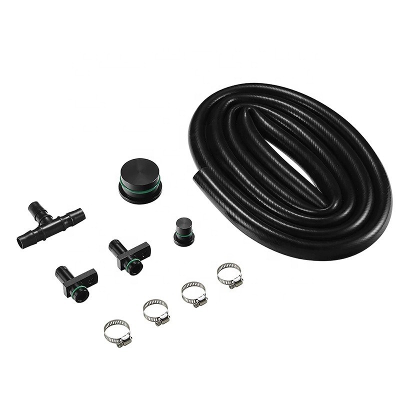 For 04-10 6.6L Duramax CCV PCV ReRoute Engine Ventilation Kit LLY LBZ ...