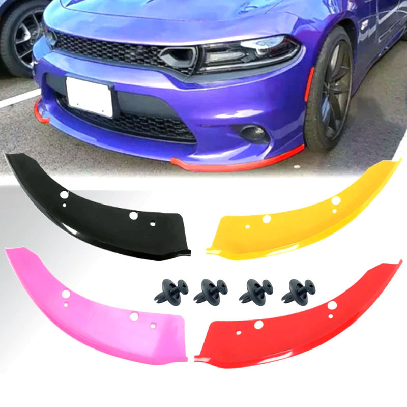 Pair Car Front Bumper Splitter Lip Deflector Lips Diffuser Spoiler