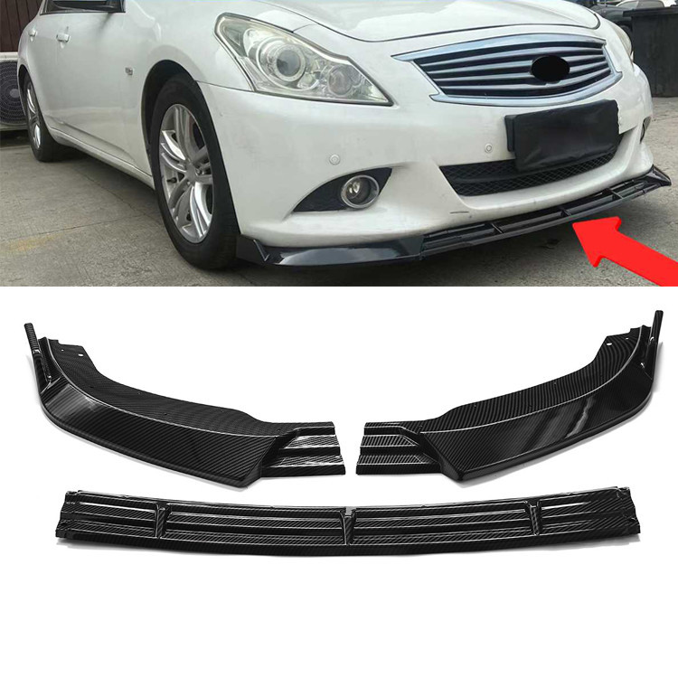 Car Front Bumper Splitter Diffuser Lip Protector Spoiler Deflector Lips ...