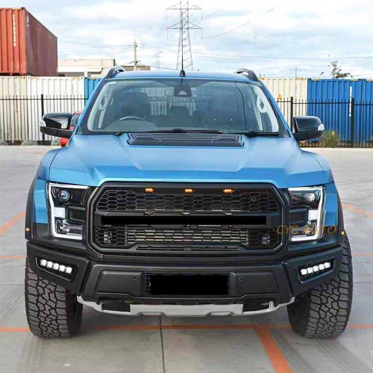 Raptor F150 style Full set bodykit with light upgrade for Ford Ranger ...