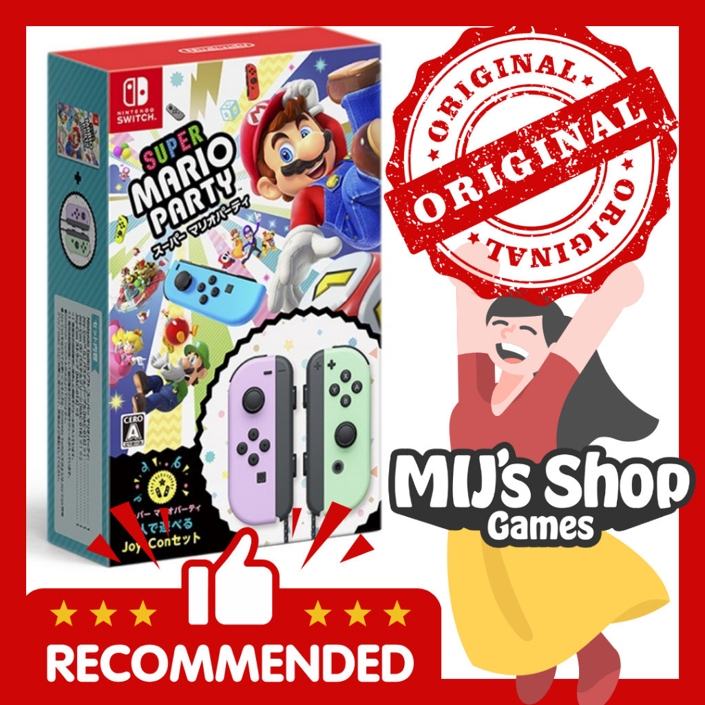 Super Mario Party Joy-Con Bundle (Pastel Purple/Green) – Nintendo Switch – Neuf Sous Film