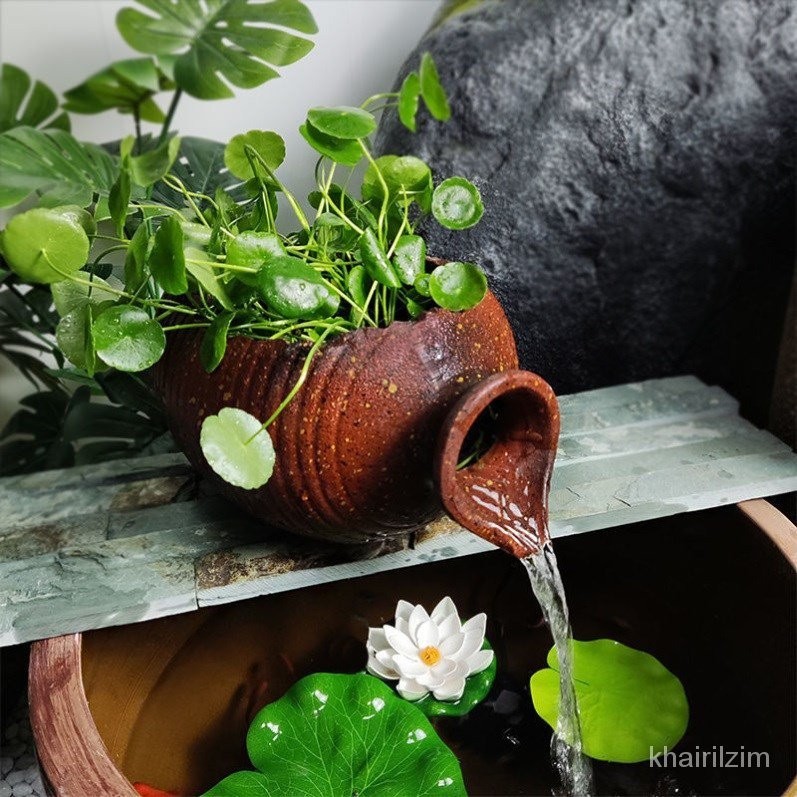 HY 6 Ancient Fish Farming Water Circulation Fish Tank Waterfall