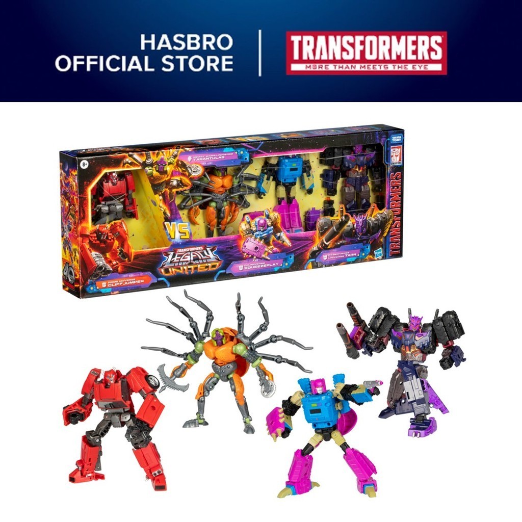 Transformers Legacy United Versus Multipack, 4 Converting Action ...