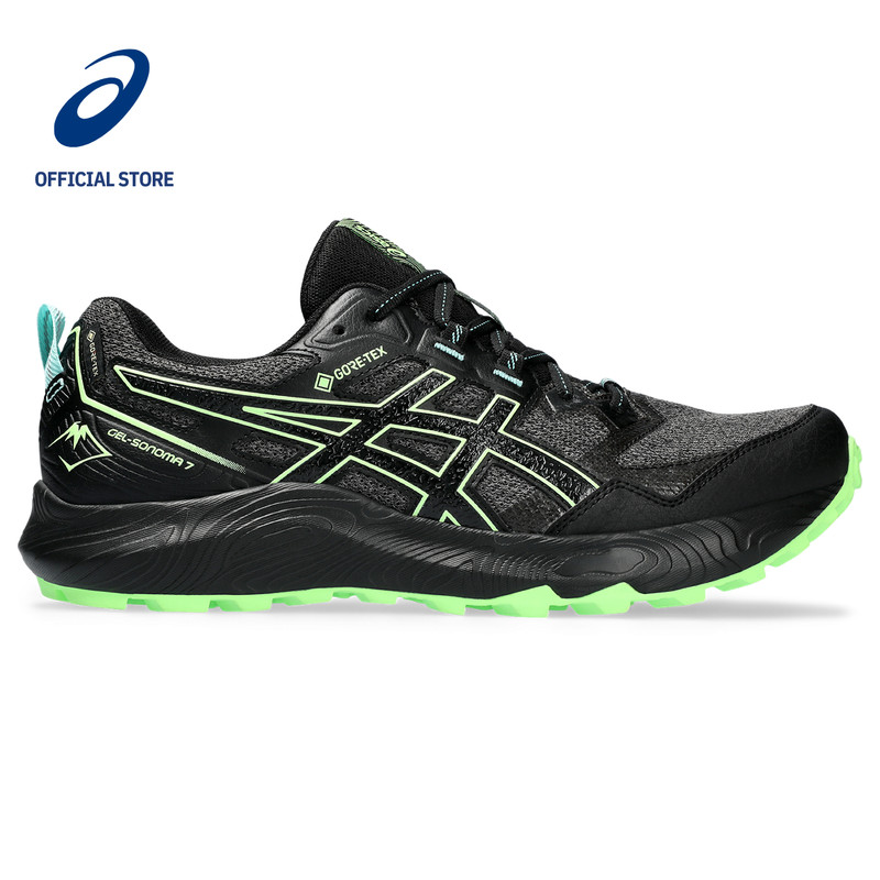 ASICS Gel Sonoma 7 GTX Men Trail Running Shoes In Black Illuminate Green Shopee Malaysia