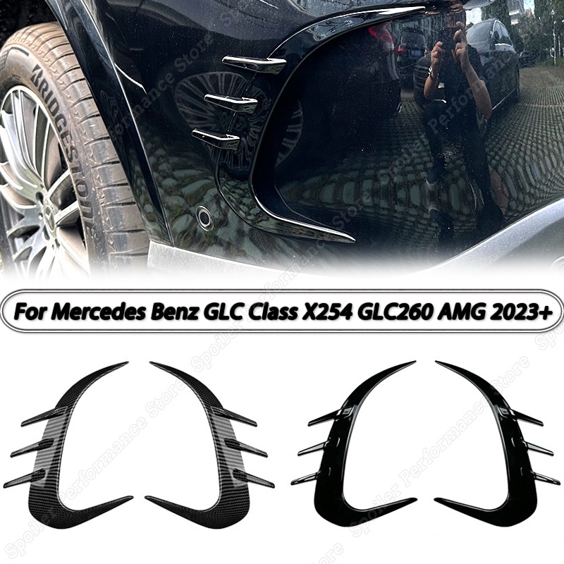 Car Styling For Mercedes Benz Glc Class X Glc Amg Gloss Black Rear Bumper Lip