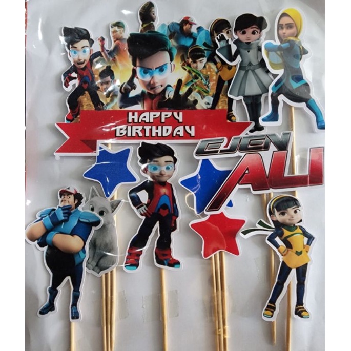 TOPPER CAKE CARTOON AJEN ALI | Shopee Malaysia