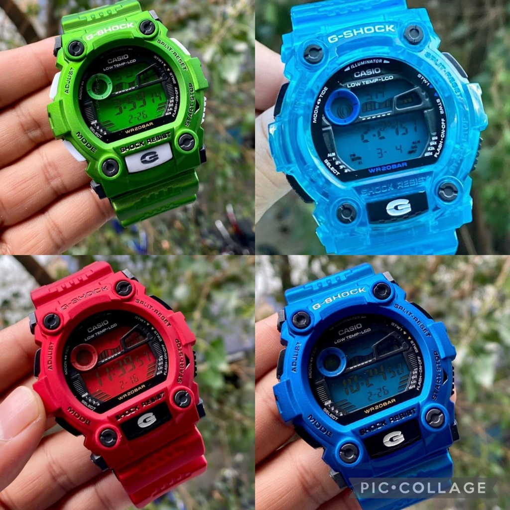 NEW ARRIVAL JAM TANGAN G 7900 MAT MOTOR GRED UNISEX MURAH WATER