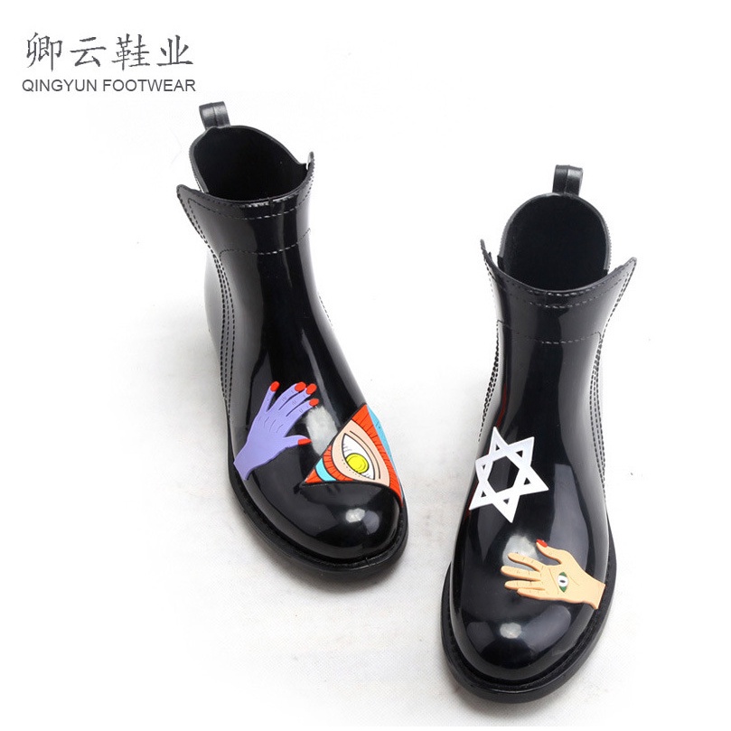 low top rain boots