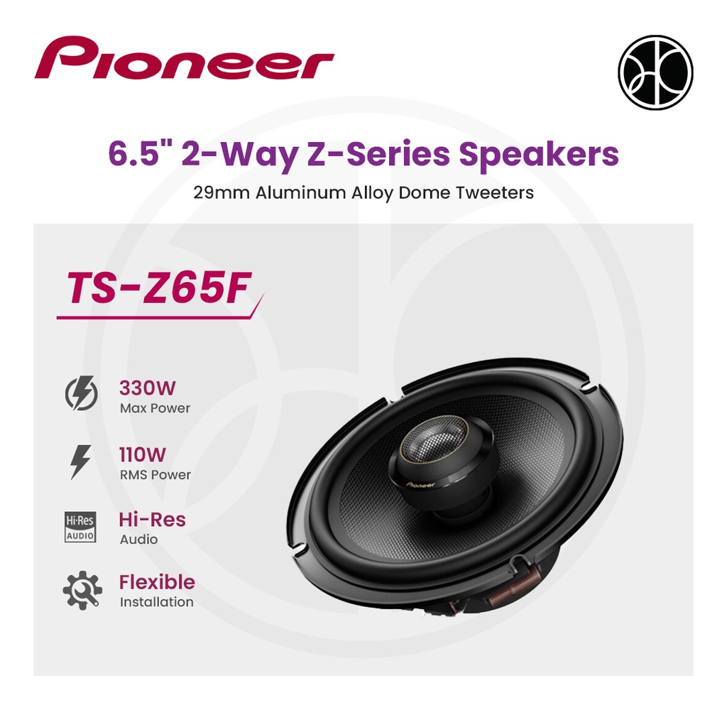 Pioneer TSZ65F 6.5" 2Way ZSeries Speakers Shopee Malaysia