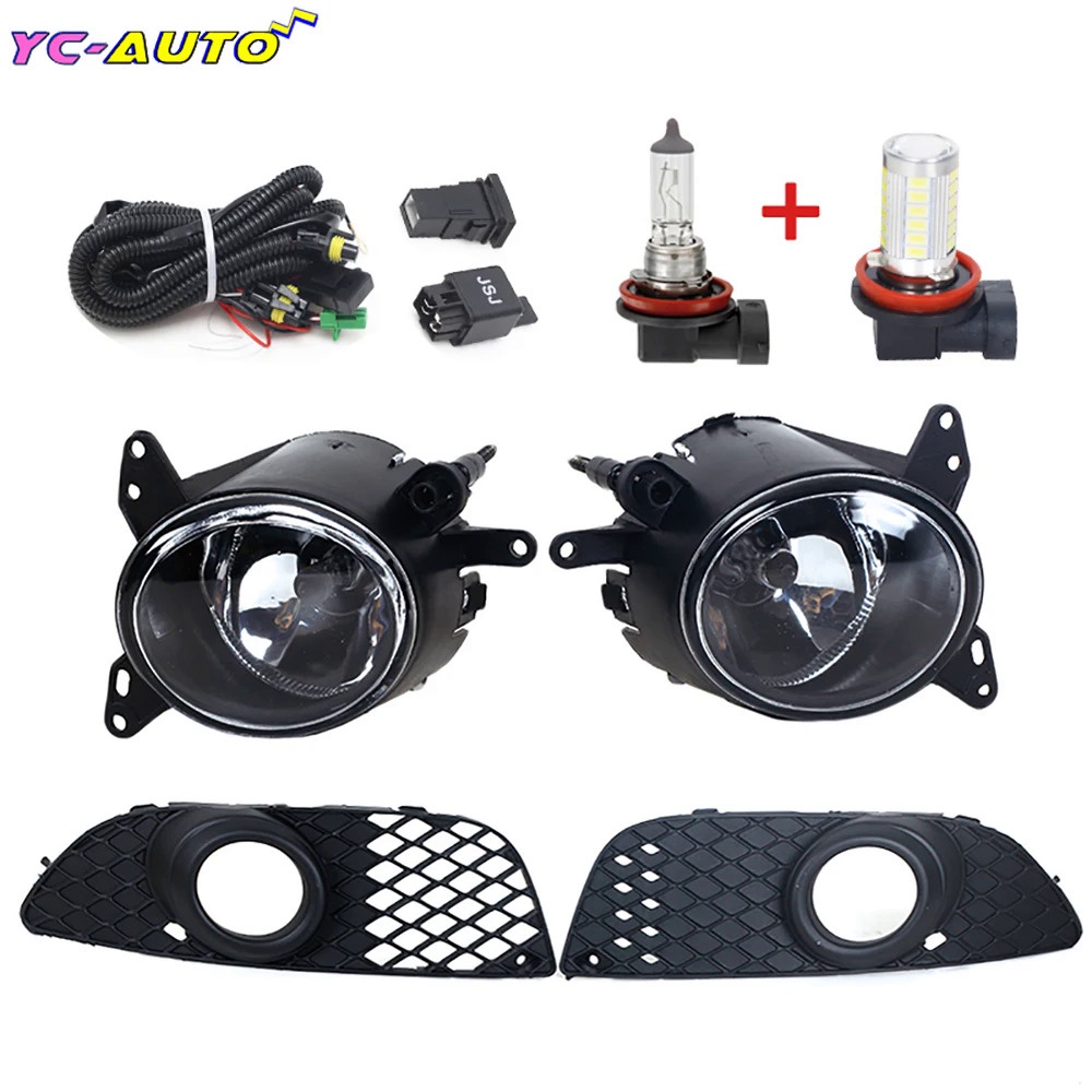 Car Front Bumper Driving Fog Light Lamp Fogs Light Cover For Mitsubishi