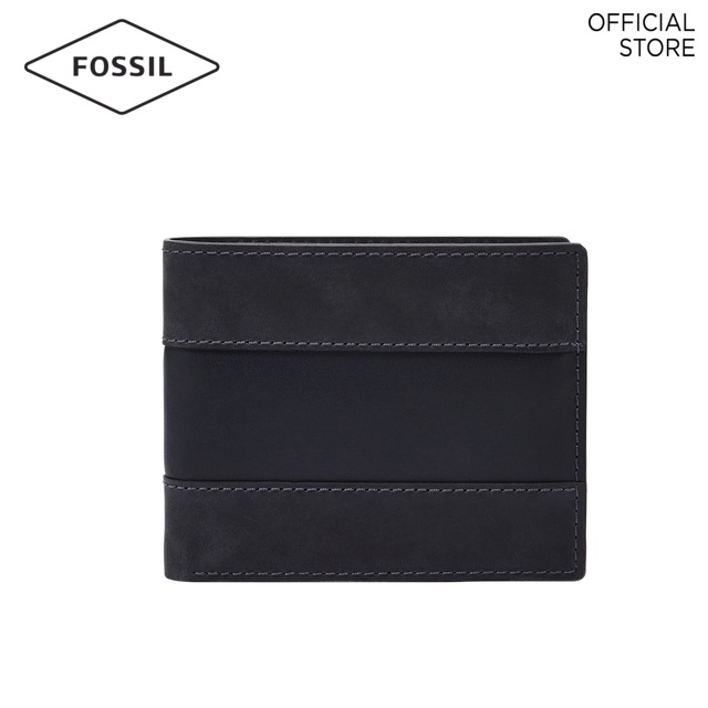 Fossil Male's Everett Wallet ( ML4397406 ) - Navy Blue Leather
