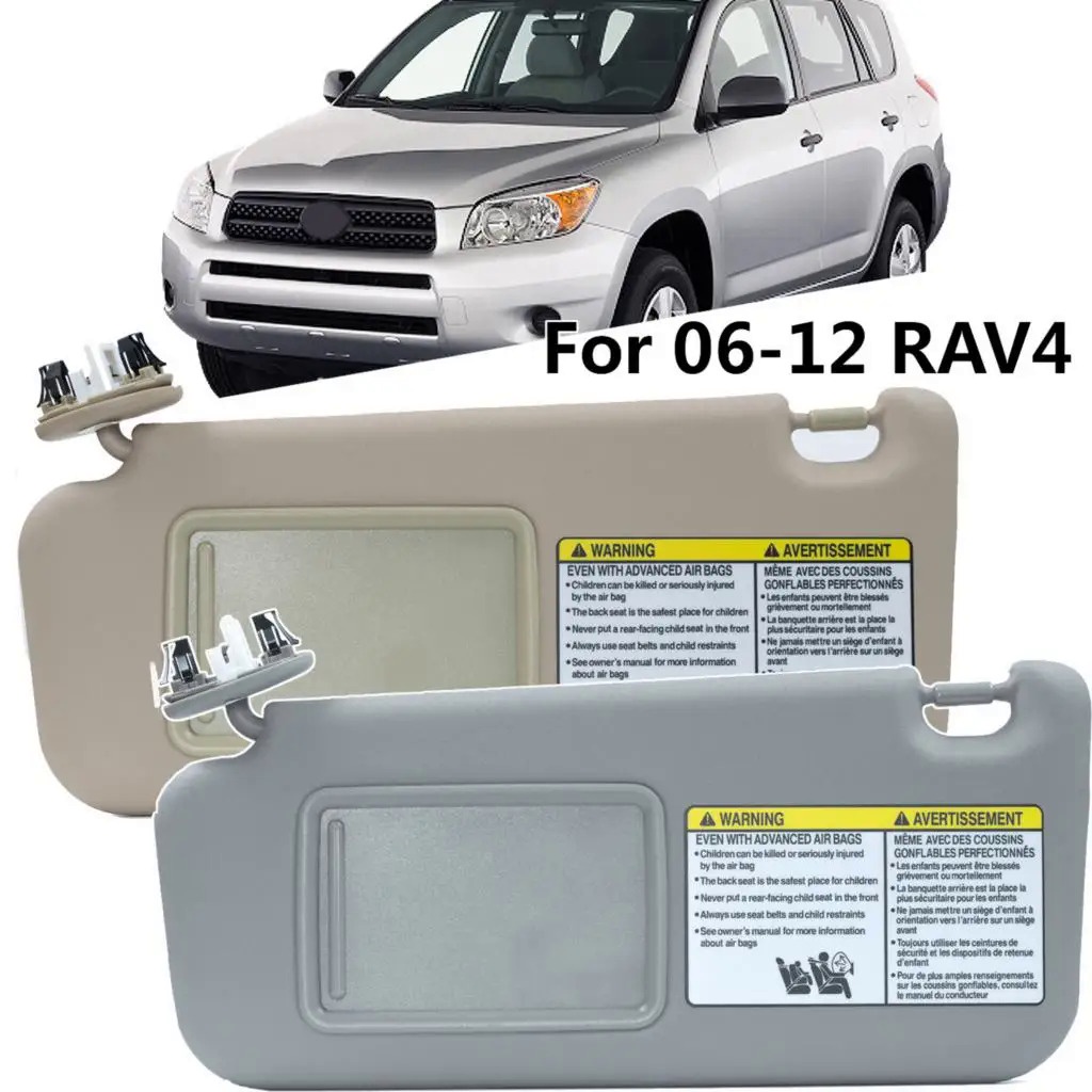 Car Right Left Replace Sun Visor Block Shade For Toyota RAV4 2006 2007