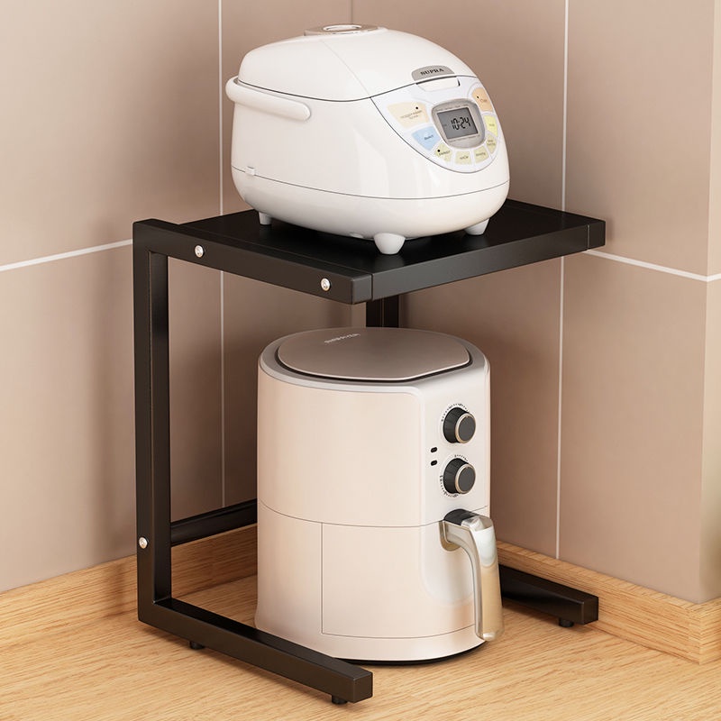 Kitchen Rice Cooker Storage Rack Air Fryer Rice Cooker Layered Storage