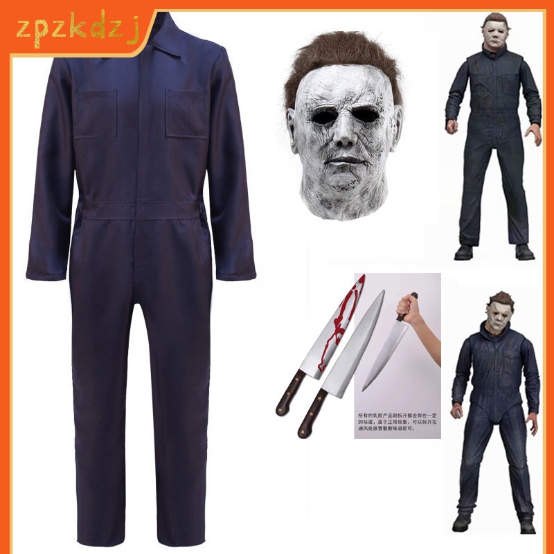 Halloween Costume Michael Myers Cosplay Horror Murderer Uniform Sets ...