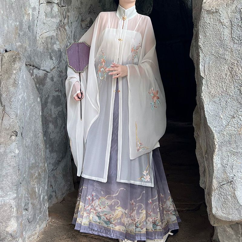 Traditional Chinese Costume Hanfu Skirt Suit Women l Embroidered Hanfu ...
