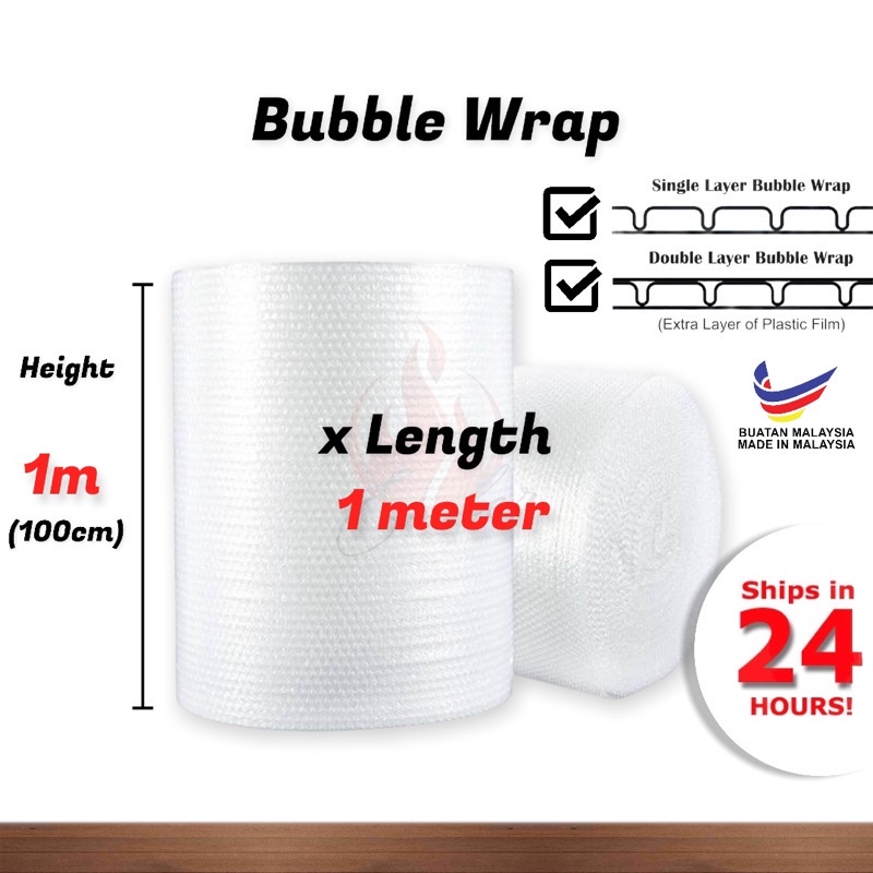 Bubble Wrap Packaging Protection Bubble Pack Single/Double Layer