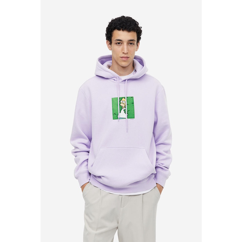 Lavender hoodie sales h&m