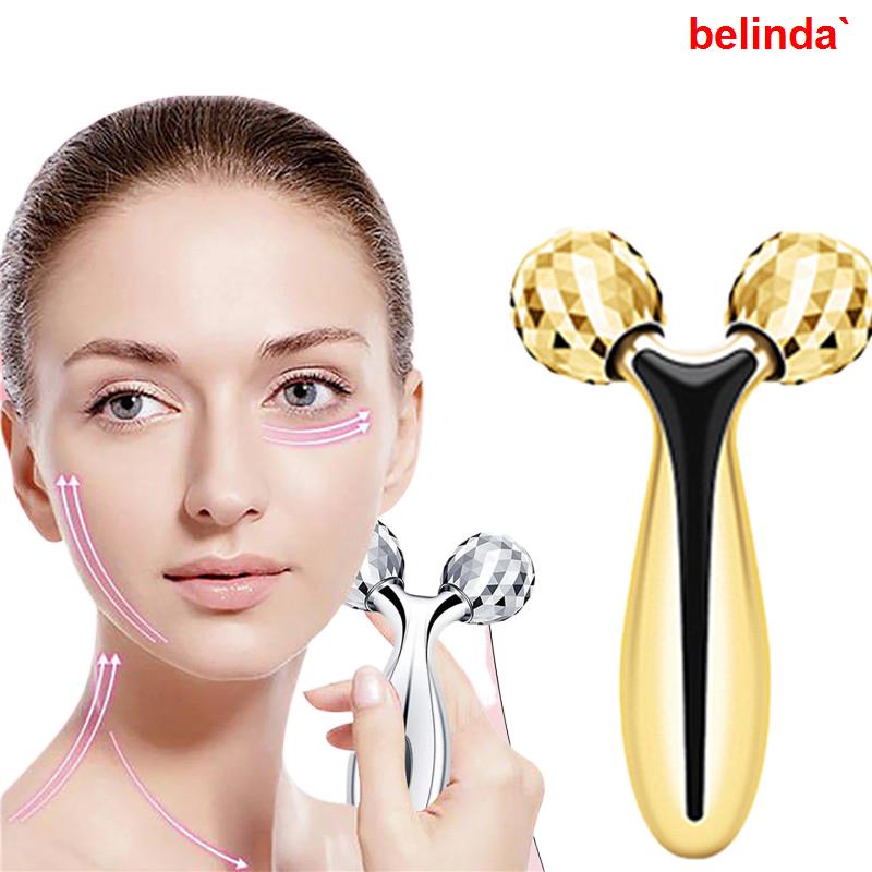 3D Manual Roller Shaping Face Massage Face Lift Firming Skin Massager