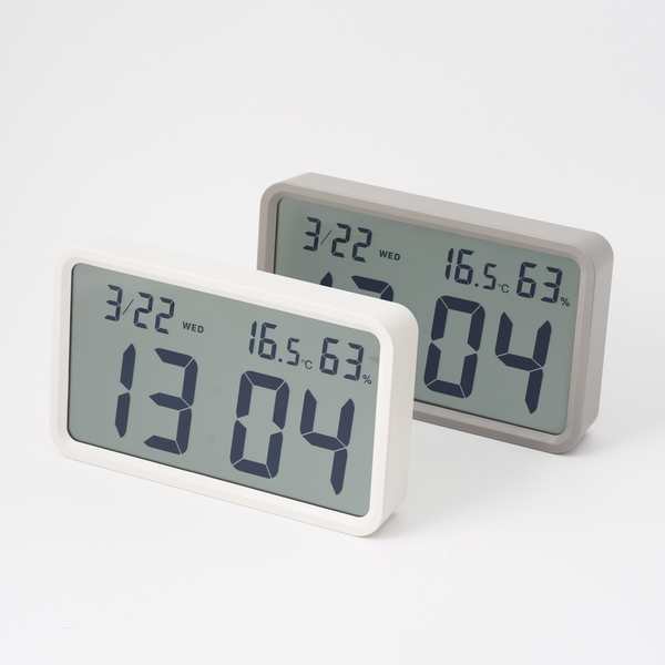 Muji/muji Digital Clock Electronic Clock Desktop Alarm Clock