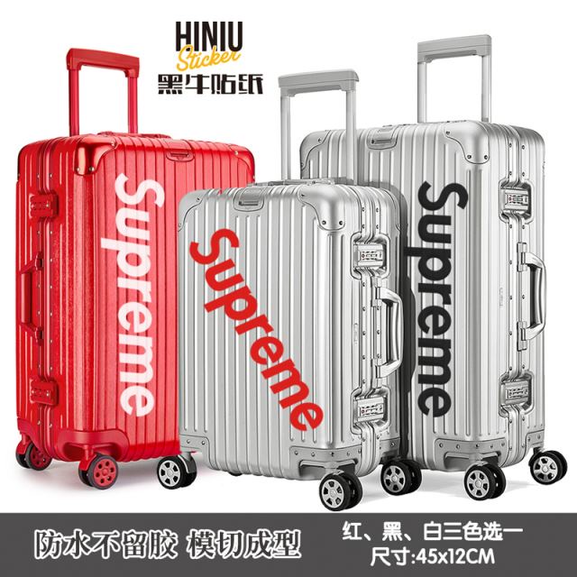 Supreme 2025 luggage sticker