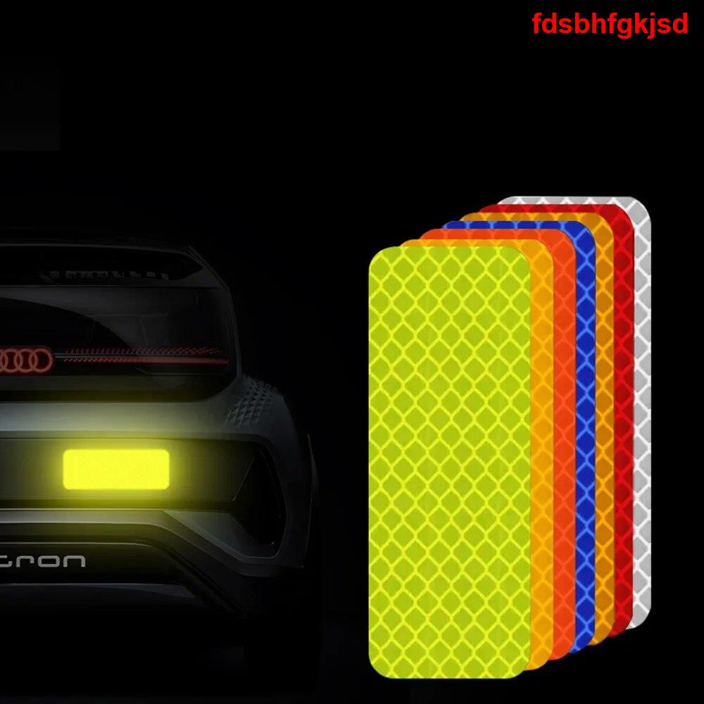 Car Bumper Reflective Stickers Reflective Warning Strip Tape Secure