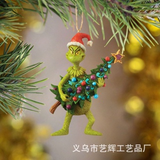 5pcs The Grinch Stole Christmas Tree Topper Decoration Monster Head Legs  Arms Party Props