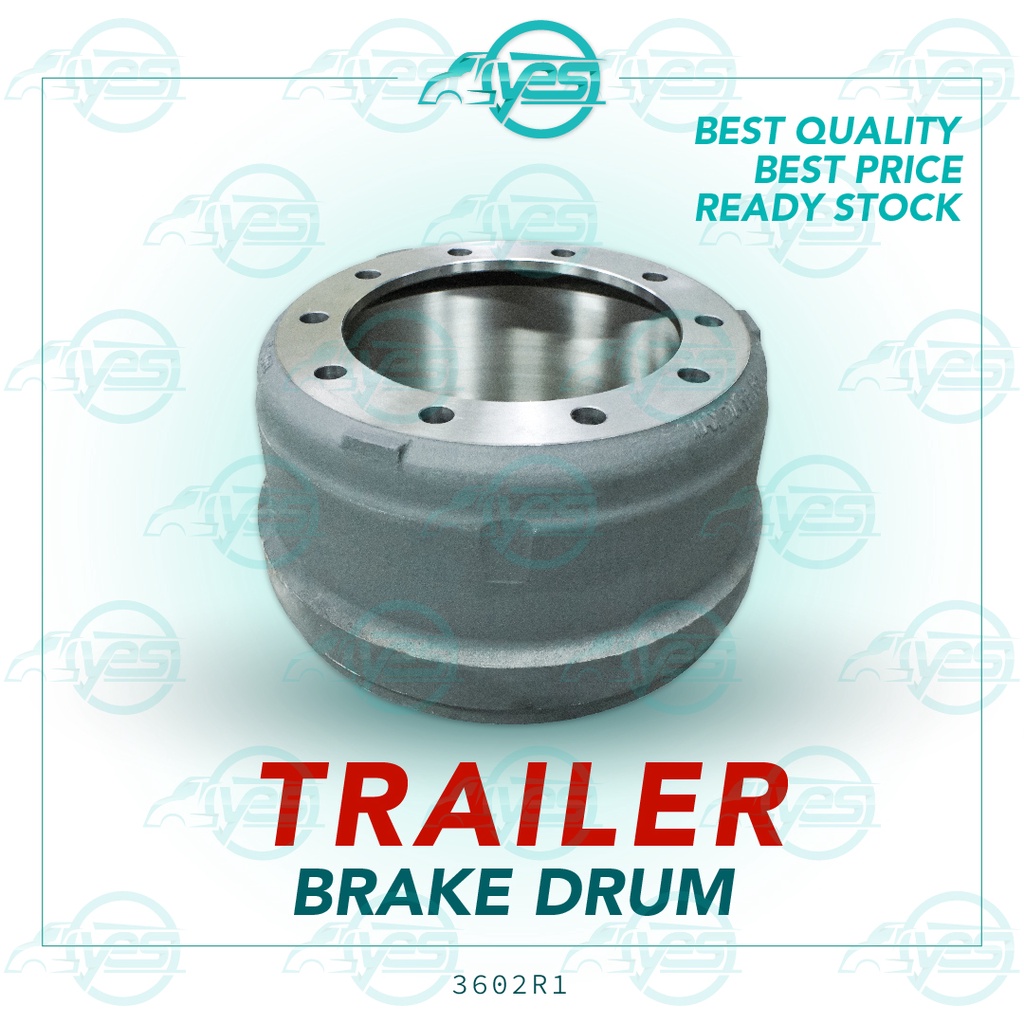 TRAILER FUWA R1 BRAKE DRUM 13T 7