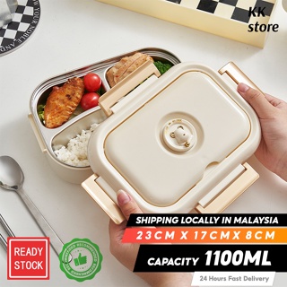 BIGSPOON 2-Layer Keep Warm Lunch Box Thermos Lunch Container Insulated Food  Flask Bekas Makanan Tahan