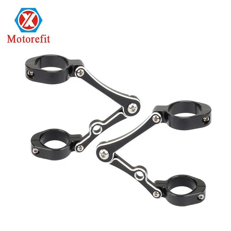 Motorcycle Headlight Bracket Clamp 54mm 52mm 50mm Fork Tube Holder Mount For Harley Cafe Racer Bobber Chopper staffe faro moto