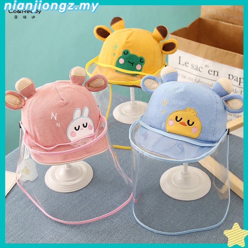 Kids Face Hat Baby Face Shield Hat Cap Kids Anti Spitting Protective
