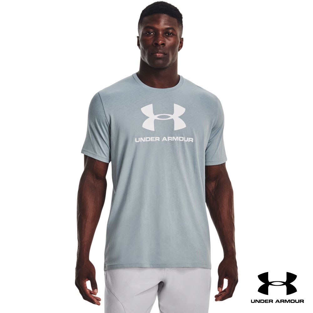 Under Armour Men's UA Sportstyle Logo Short Sleeve (Carolina Blue)