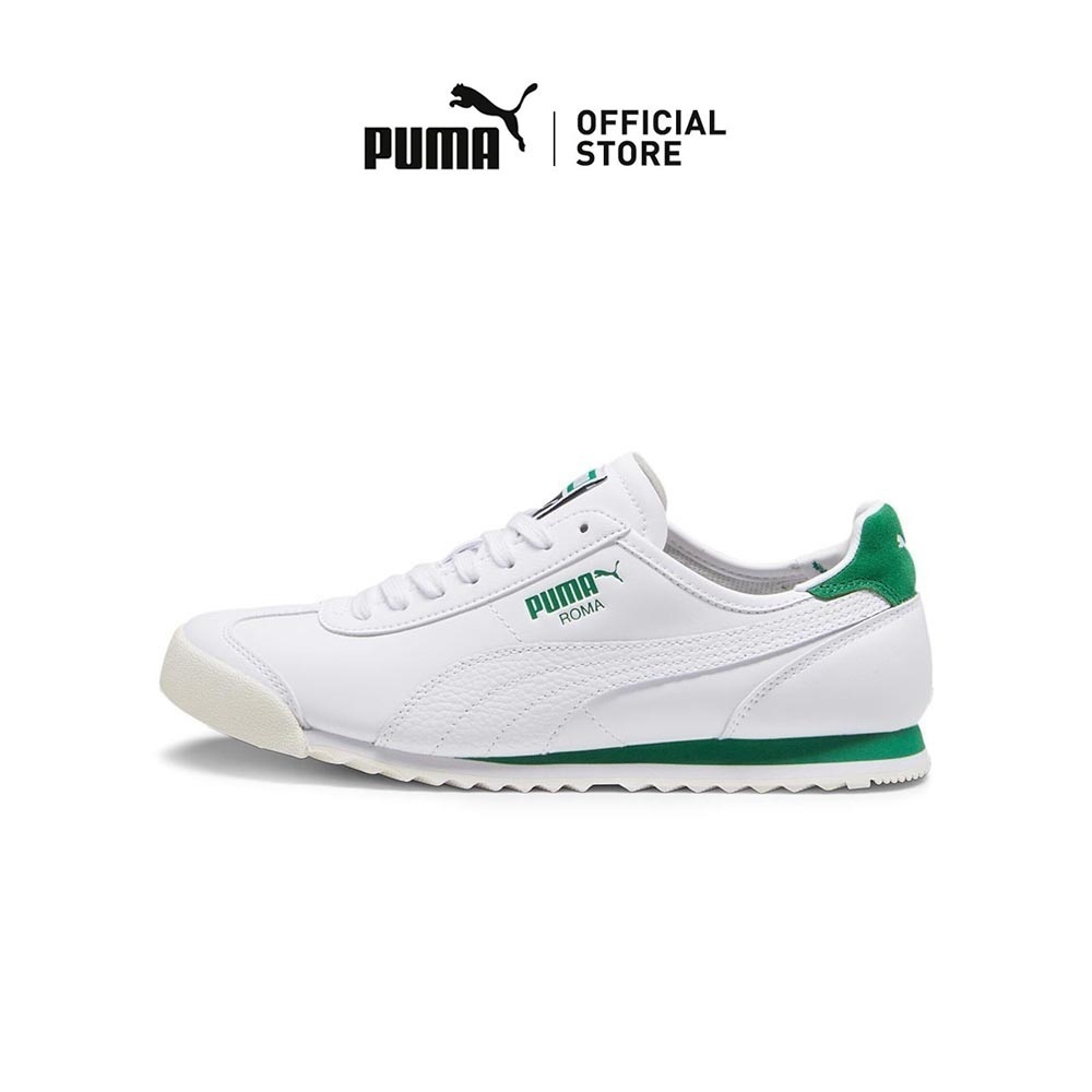 Puma roma blanco store con verde