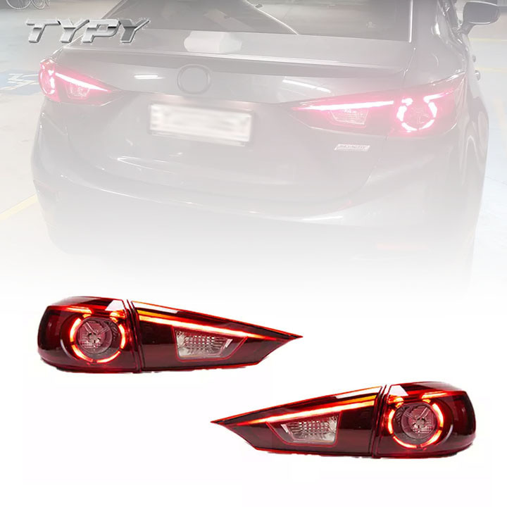 Car Tail Lamp Modified Taillights LED DRL Running lights Fog lights ...