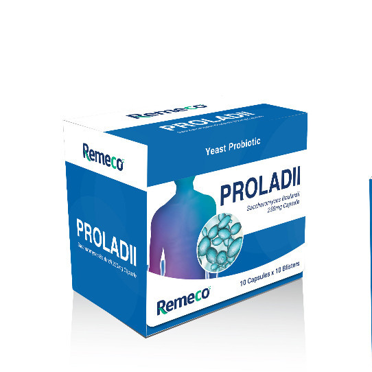 Remeco Proladii Yeast Probiotic Saccharomyces Boulardii 250mg 100's ...